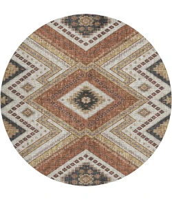Dalyn Portico Orange PO5 8ft. x 8ft. Rug