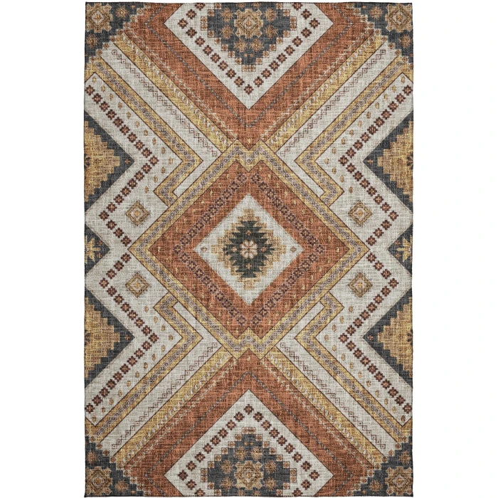 Dalyn Portico Orange PO5 10ft. x 14ft. Rug