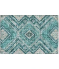 Dalyn Portico Teal PO5 1ft.8in. x 2ft.6in. Rug