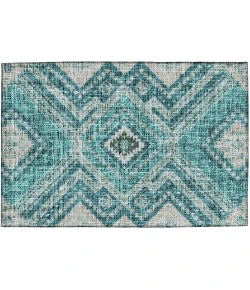 Dalyn Portico Teal PO5 1ft.8in. x 2ft.6in. Rug