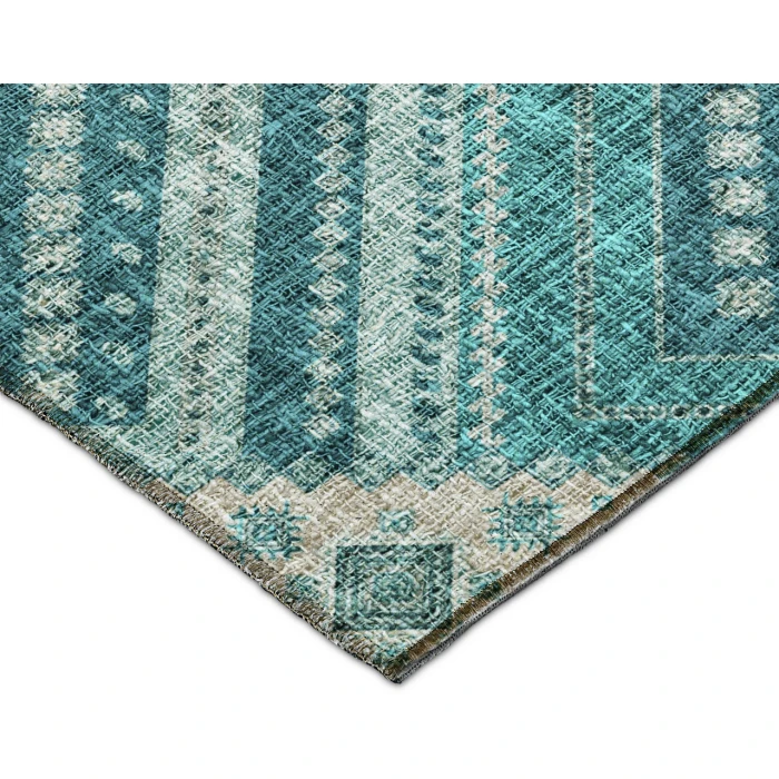 Dalyn Portico Teal PO5 2ft.3in. x 7ft.6in. Rug