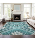 Dalyn Portico Teal PO5 9ft. x 12ft. Rug