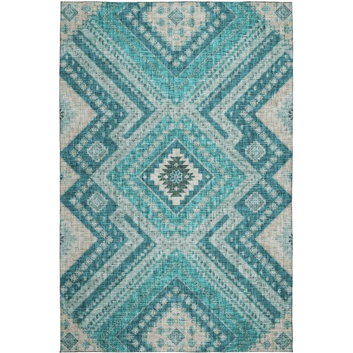 Dalyn Portico Teal PO5 9ft. x 12ft. Rug