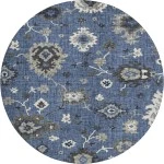 Dalyn Portico Blue PO6 8ft. x 8ft. Rug