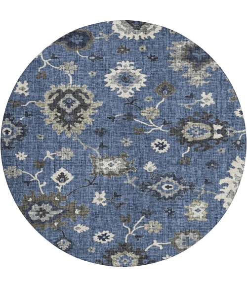 Dalyn Portico Blue PO6 8ft. x 8ft. Rug