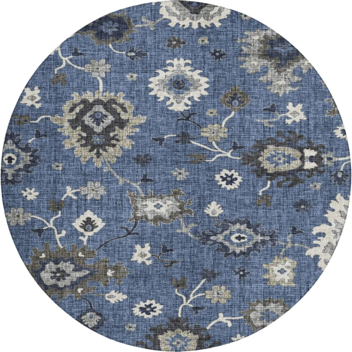 Dalyn Portico Blue PO6 8ft. x 8ft. Rug