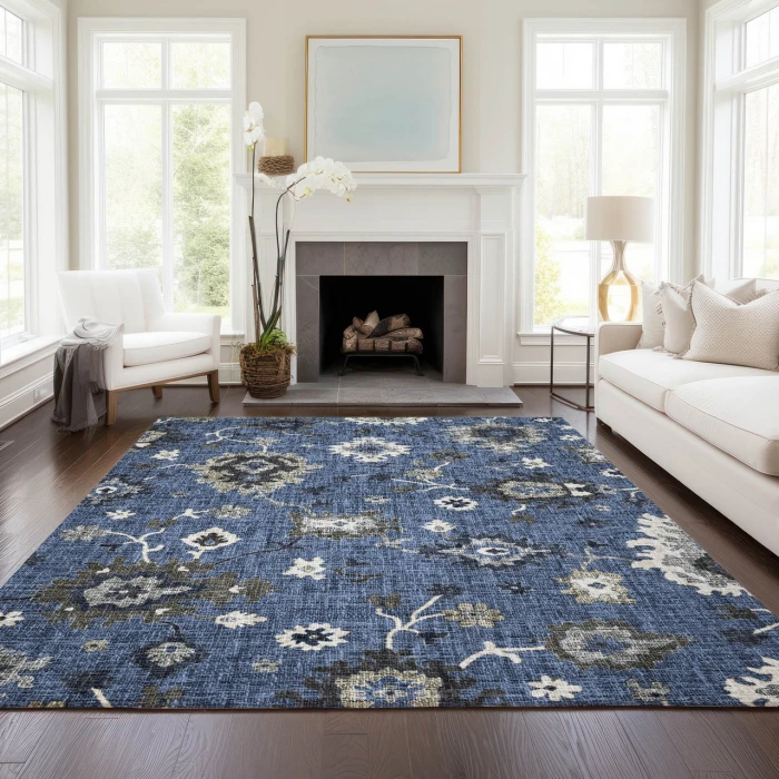 Dalyn Portico Blue PO6 10ft. x 14ft. Rug