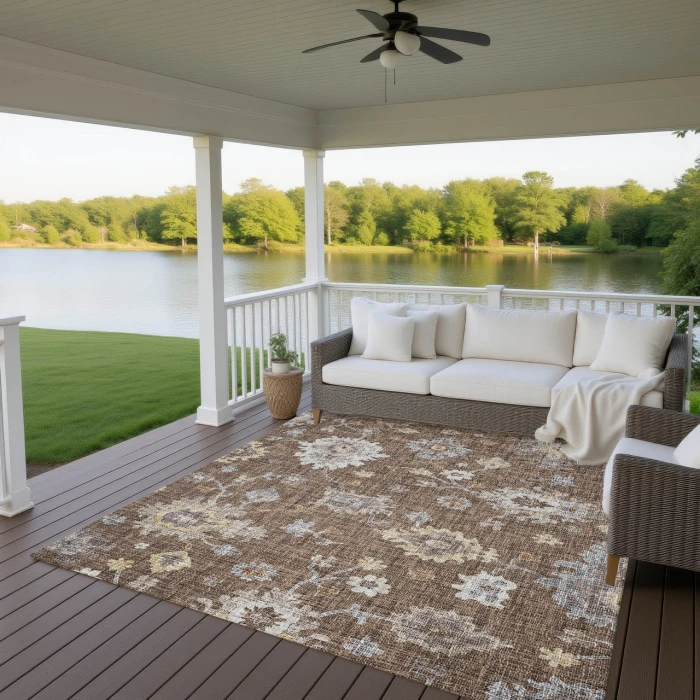 Dalyn Portico Brown PO6 5ft. x 7ft.6in. Rug