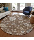 Dalyn Portico Brown PO6 8ft. x 8ft. Rug