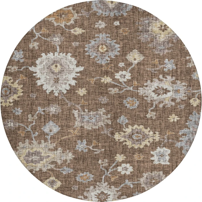 Dalyn Portico Brown PO6 8ft. x 8ft. Rug