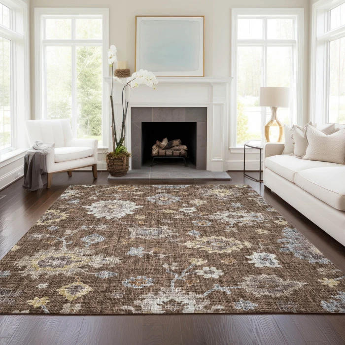 Dalyn Portico Brown PO6 5ft. x 7ft.6in. Rug