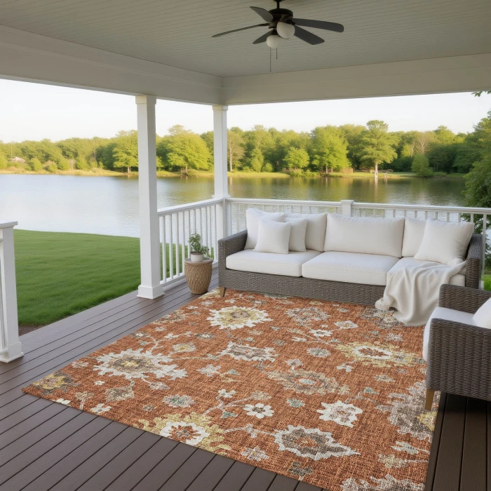 Dalyn Portico Orange PO6 8ft. x 10ft. Rug