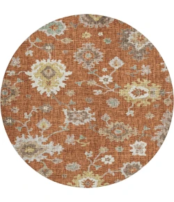 Dalyn Portico Orange PO6 8ft. x 8ft. Rug