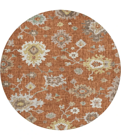 Dalyn Portico Orange PO6 8ft. x 8ft. Rug