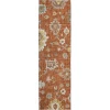 Dalyn Portico Orange PO6 2ft.3in. x 7ft.6in. Rug