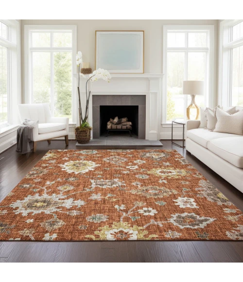 Dalyn Portico Orange PO6 10ft. x 14ft. Rug