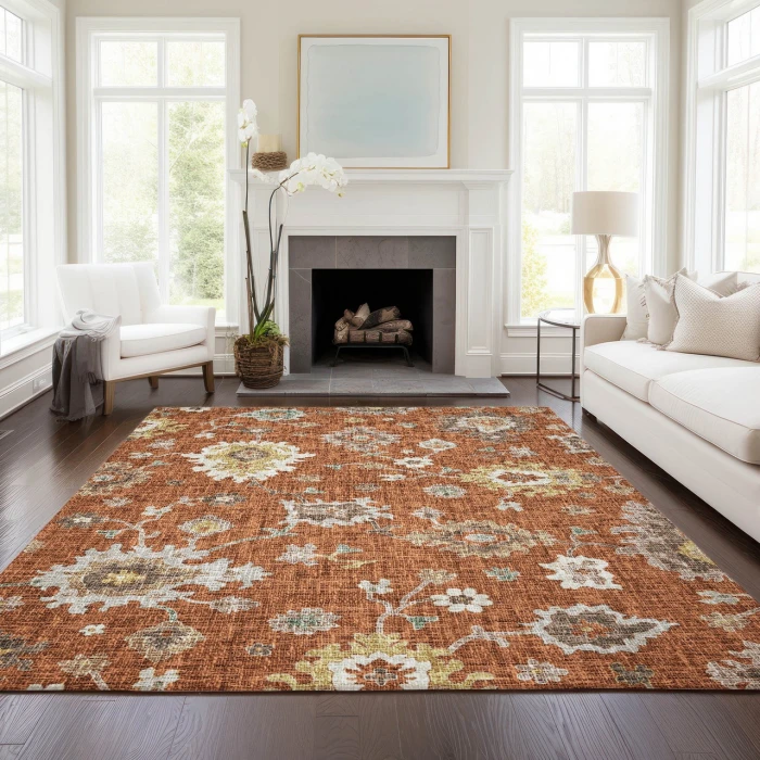 Dalyn Portico Orange PO6 8ft. x 10ft. Rug
