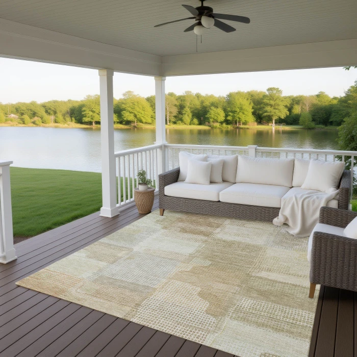 Dalyn Ravenna Brown RN10 9ft. x 12ft. Rug