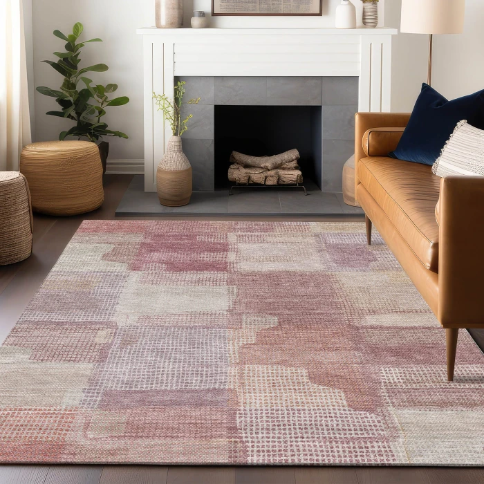 Dalyn Ravenna Pink RN10 9ft. x 12ft. Rug