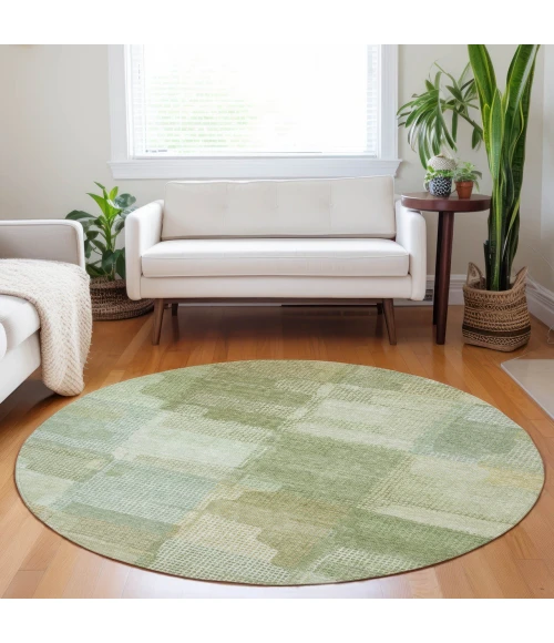 Dalyn Ravenna Green RN10 8ft. x 8ft. Rug