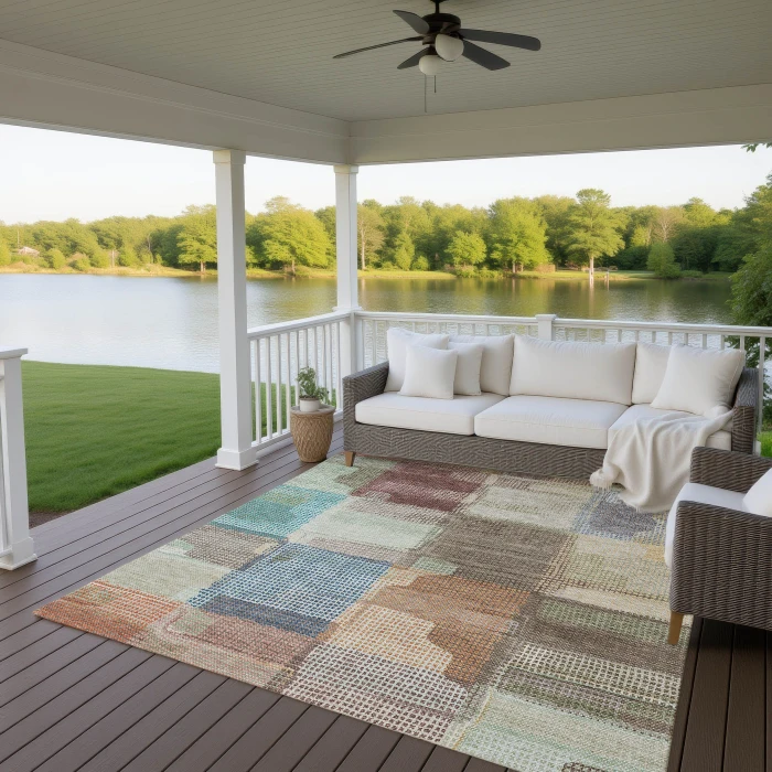 Dalyn Ravenna Brown RN10 9ft. x 12ft. Rug