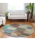 Dalyn Ravenna Brown RN10 8ft. x 8ft. Rug