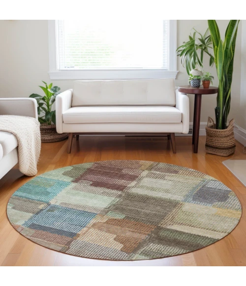 Dalyn Ravenna Brown RN10 8ft. x 8ft. Rug