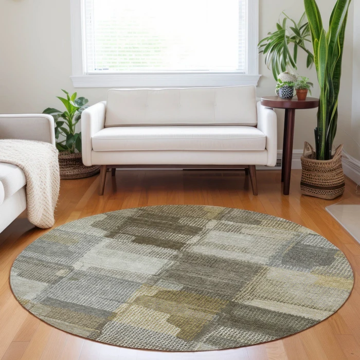 Dalyn Ravenna Brown RN10 8ft. x 8ft. Rug