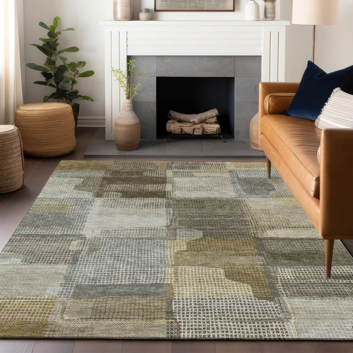 Dalyn Ravenna Brown RN10 9ft. x 12ft. Rug