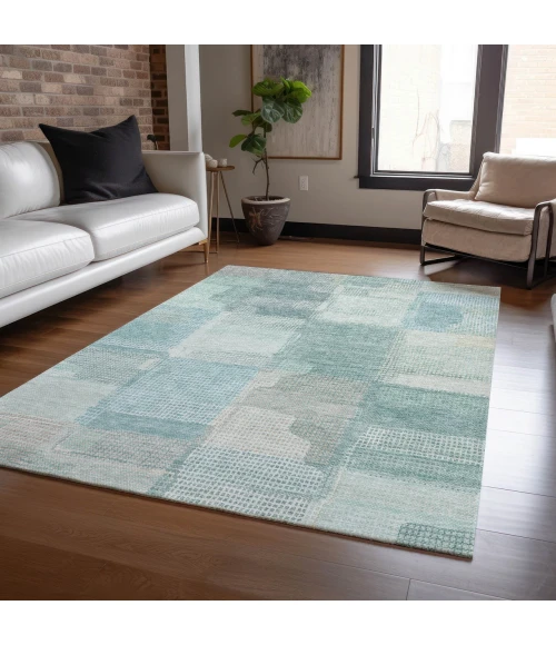 Dalyn Ravenna Teal RN10 9ft. x 12ft. Rug