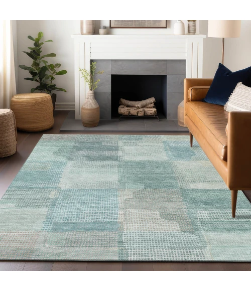 Dalyn Ravenna Teal RN10 9ft. x 12ft. Rug