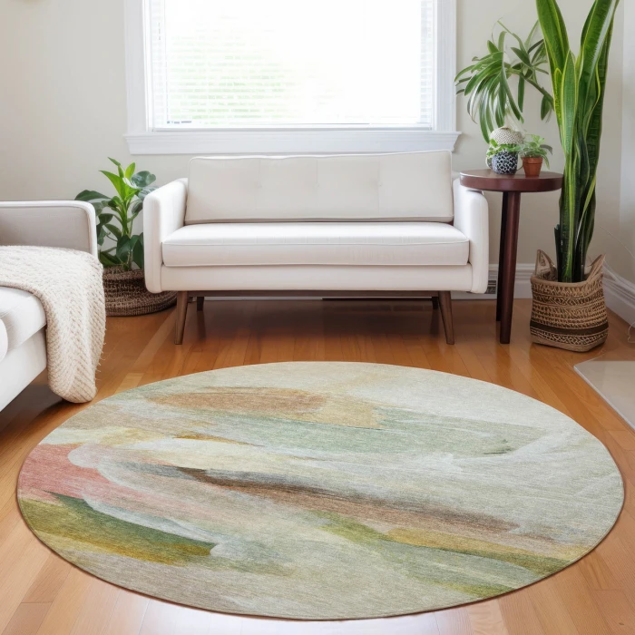 Dalyn Ravenna Ivory RN11 8ft. x 8ft. Rug