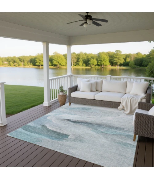 Dalyn Ravenna Teal RN11 5ft. x 7ft.6in. Rug