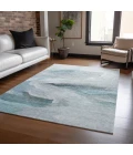 Dalyn Ravenna Teal RN11 5ft. x 7ft.6in. Rug