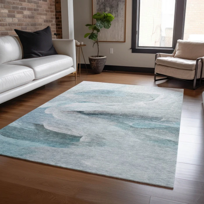 Dalyn Ravenna Teal RN11 5ft. x 7ft.6in. Rug