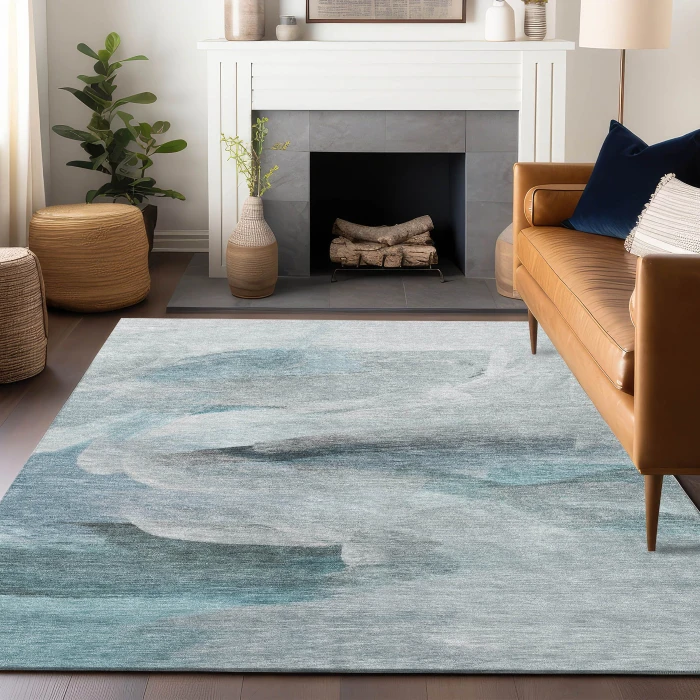 Dalyn Ravenna Teal RN11 5ft. x 7ft.6in. Rug