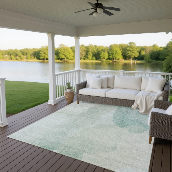 Dalyn Ravenna Teal RN12 10ft. x 14ft. Rug
