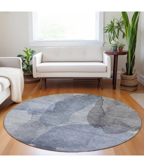 Dalyn Ravenna Blue RN12 8ft. x 8ft. Rug