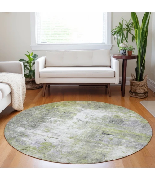 Dalyn Ravenna Green RN1 8ft. x 8ft. Rug