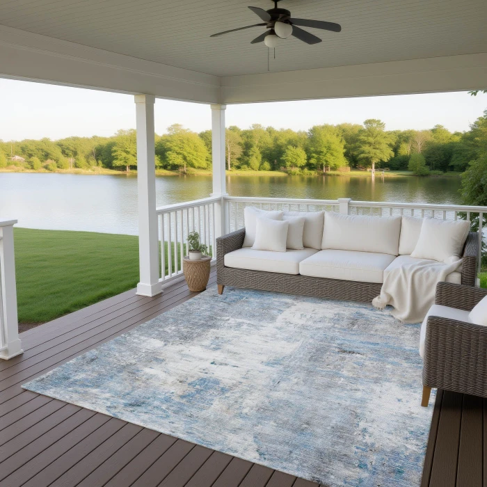 Dalyn Ravenna Blue RN1 9ft. x 12ft. Rug