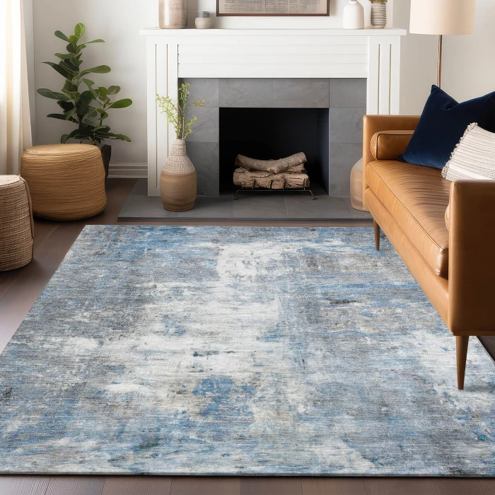 Dalyn Ravenna Blue RN1 9ft. x 12ft. Rug