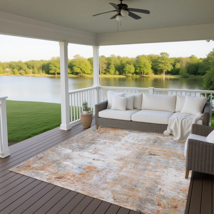 Dalyn Ravenna Orange RN1 10ft. x 14ft. Rug