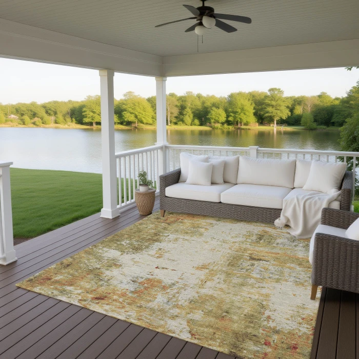 Dalyn Ravenna Green RN1 10ft. x 14ft. Rug