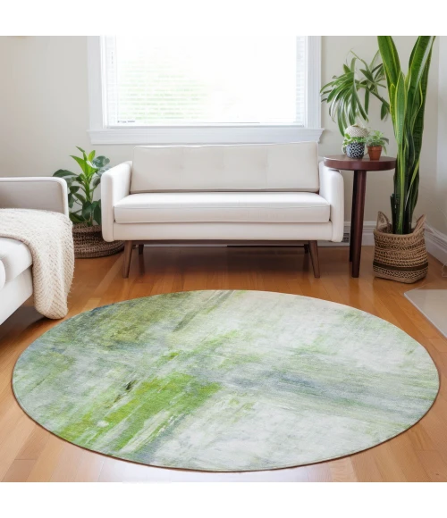 Dalyn Ravenna Green RN2 8ft. x 8ft. Rug