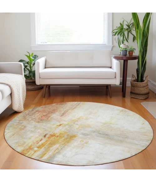 Dalyn Ravenna Orange RN2 8ft. x 8ft. Rug