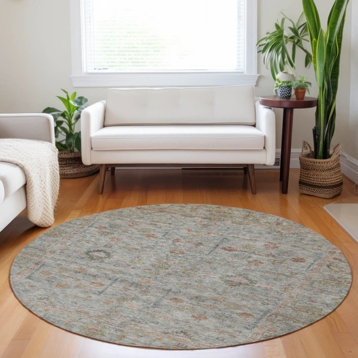 Dalyn Ravenna Brown RN5 8ft. x 8ft. Rug