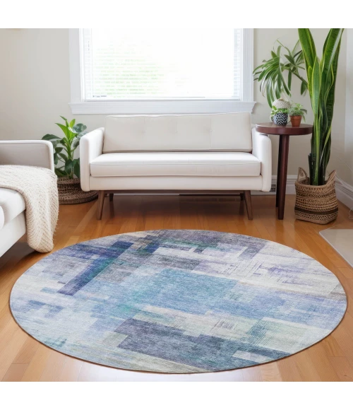Dalyn Ravenna Blue RN6 8ft. x 8ft. Rug
