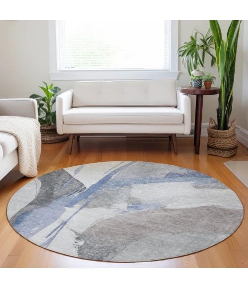 Dalyn Ravenna Blue RN7 8ft. x 8ft. Rug