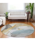 Dalyn Ravenna Gold RN7 8ft. x 8ft. Rug