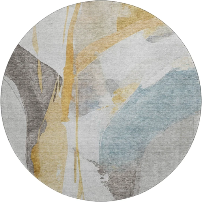 Dalyn Ravenna Gold RN7 8ft. x 8ft. Rug